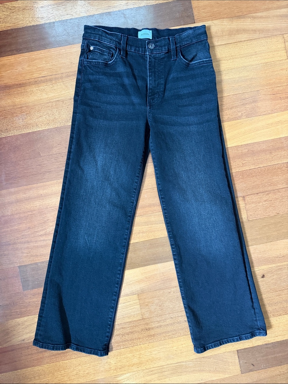HUDSON | Women's Black Straight-Leg Jeans
